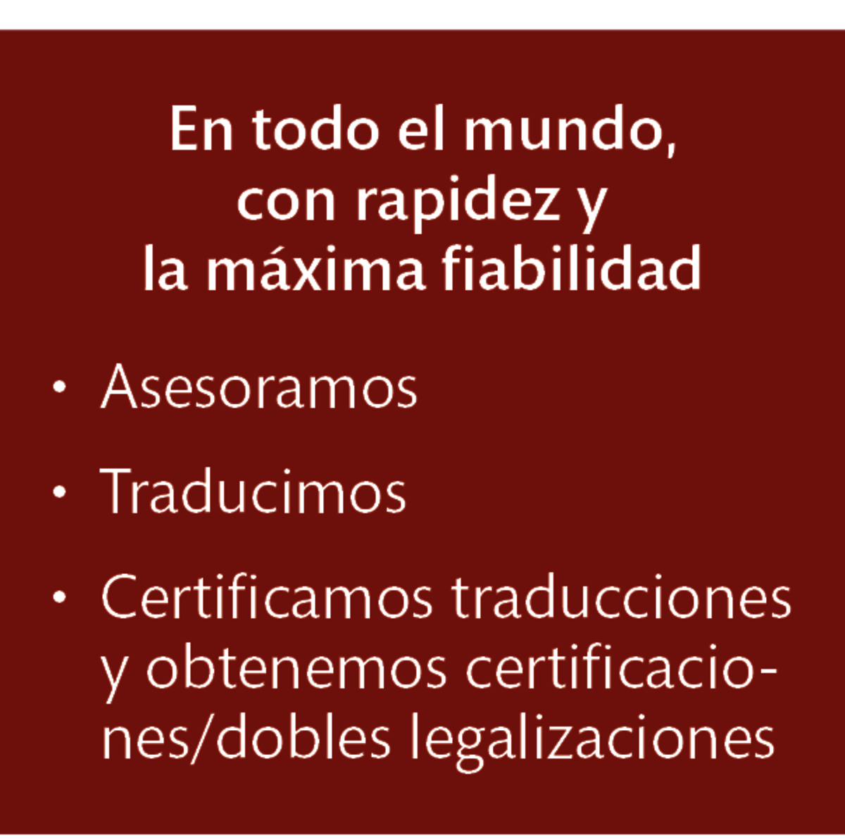 LT Lawtank - Traducciones juradas - En todo el mundo, con rapidez, la máxima fiabilidad