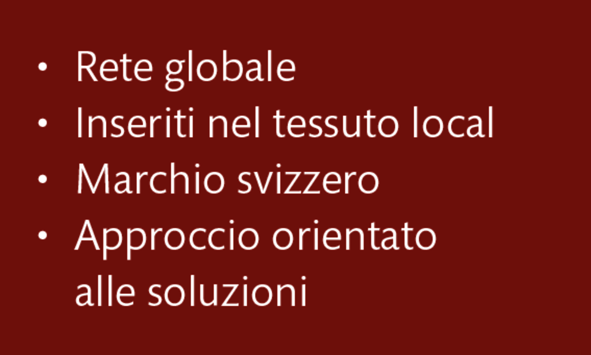 LT Lawtank - Rete globale, Inseriti nel tessuto local, Marchio svizzero, Approccio orientato alle soluzioni