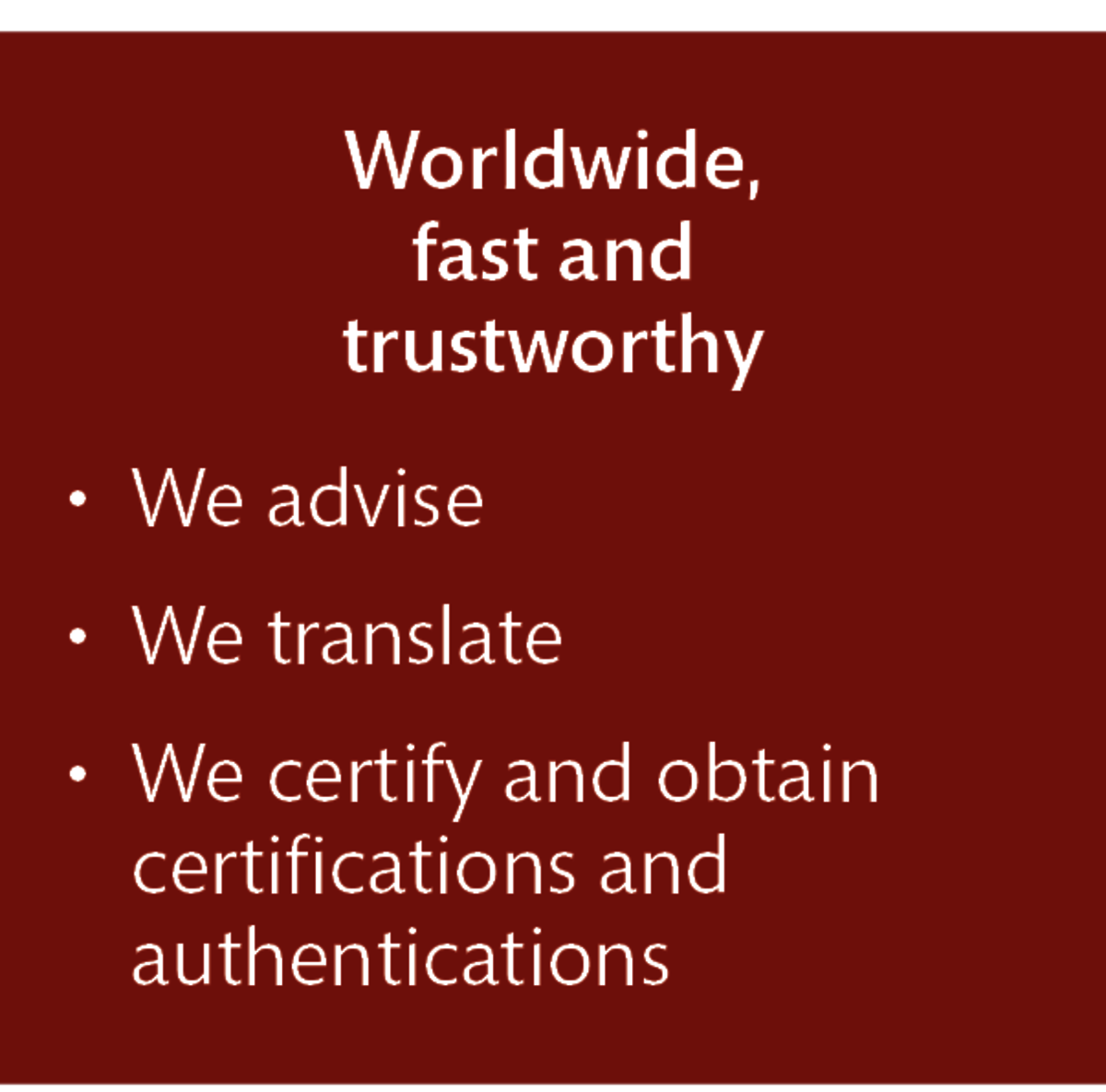 LT Lawtank - Certified translations - Worldwide, fast, trustworthy