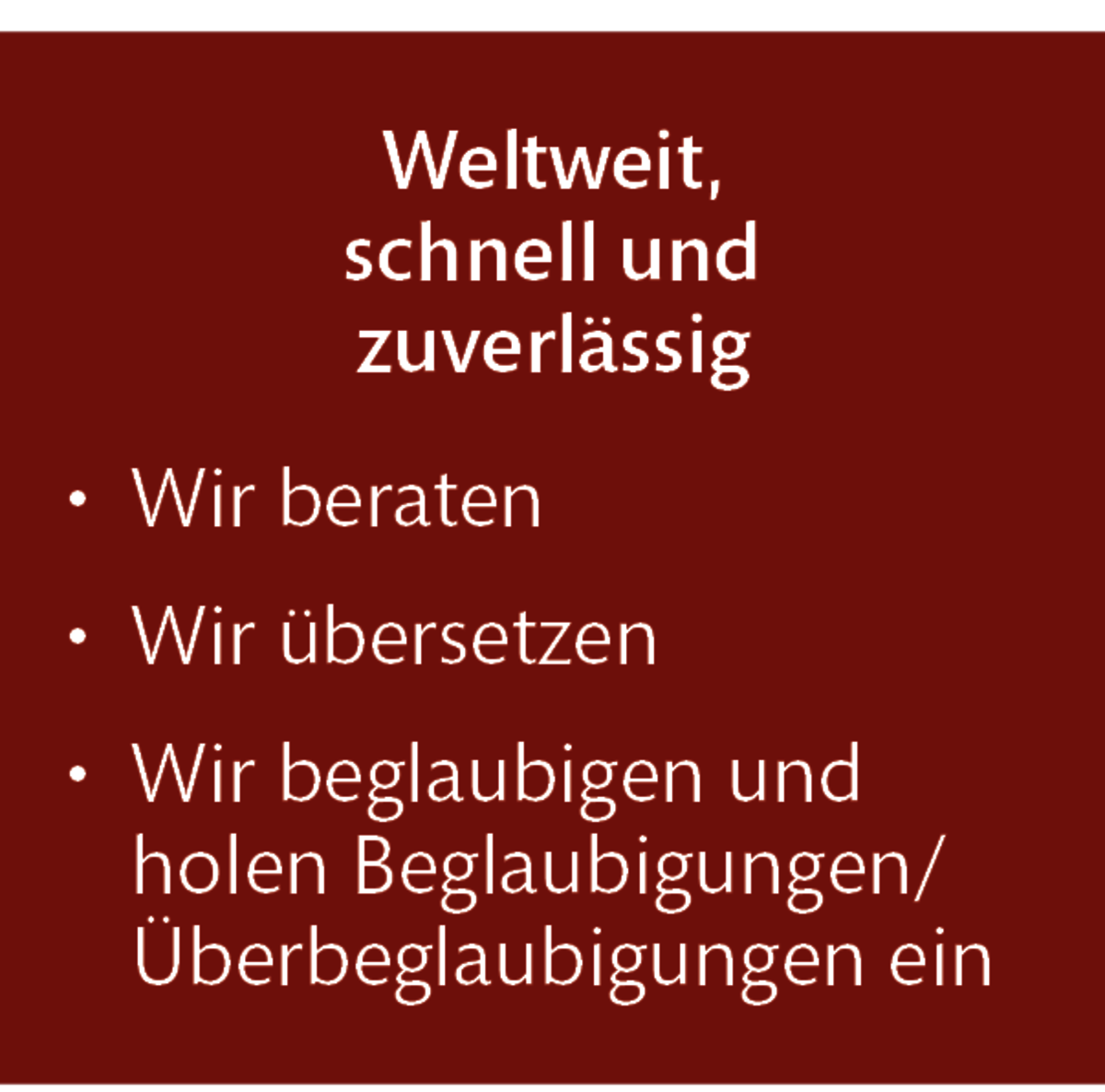 LT Lawtank - Beglaubigte Übersetzungen - weltweit, schnell, zuverlaessig